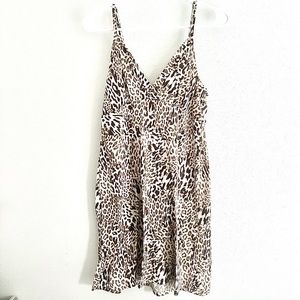 Never worn ! Cheetah print mini summer dress